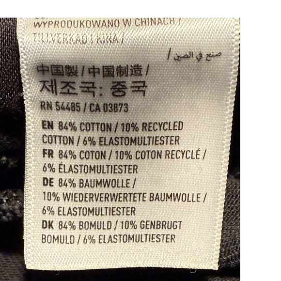 American Eagle Mom Straight Jeans Black Wash Distressed Denim Size 00 Short - Picture 6 of 8